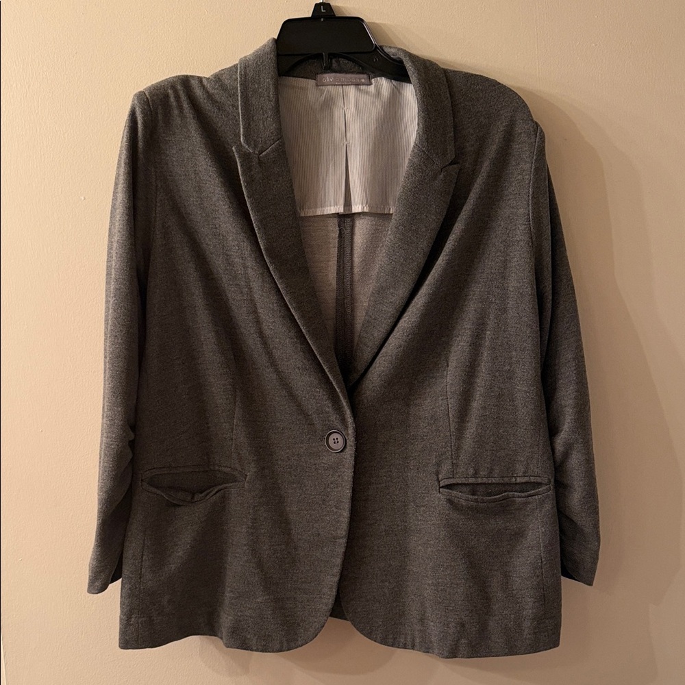 Olivia Moon Charcoal Blazer